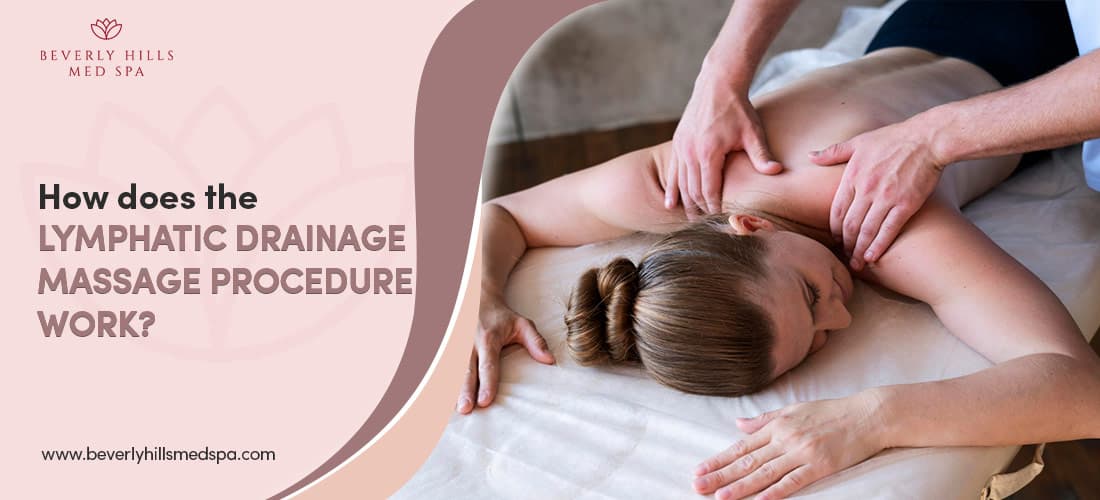 How does the Lymphatic Drainage Massage procedure work?
